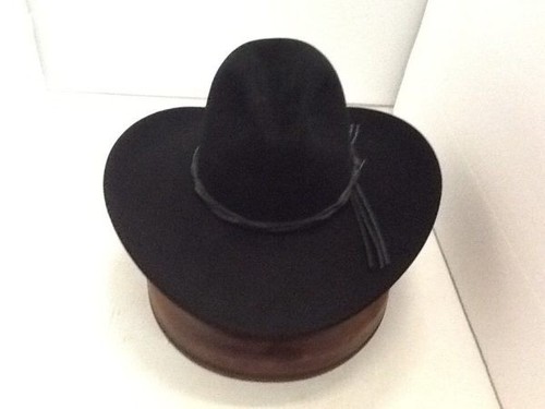 Stetson gus black felt - black,