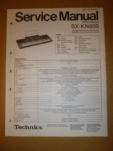 Service manual technics - manual,