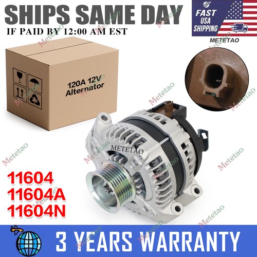 Alternator 120a 12v fits - 12v,