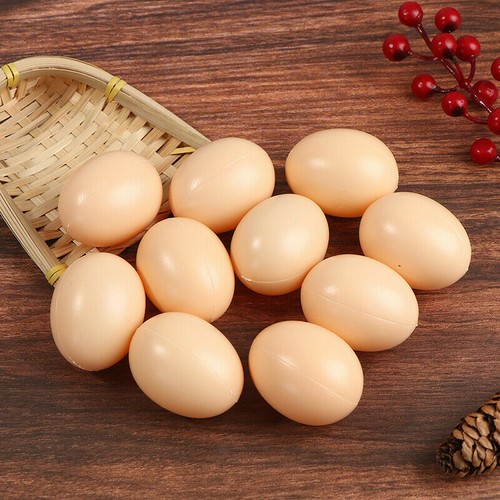 10pack plastic fake eggs - 10pack,
