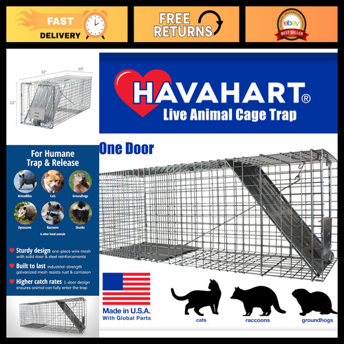 Large door live animal trap - live,