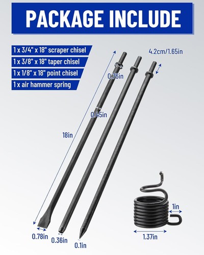 3pcs long air - air, bit