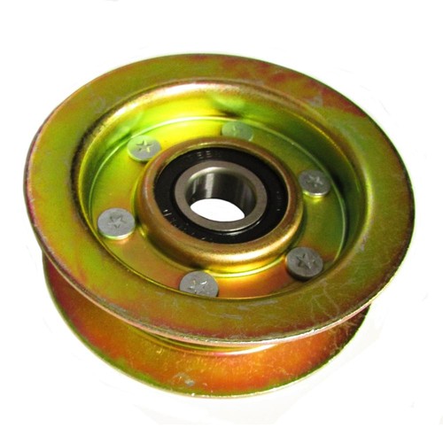 Riding mower deck idler pulley - mower,