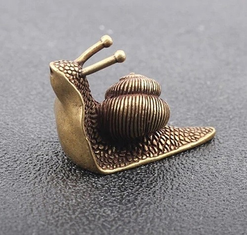 Brass snail animal - brass, statue