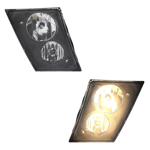 Black fog lights - fog, for