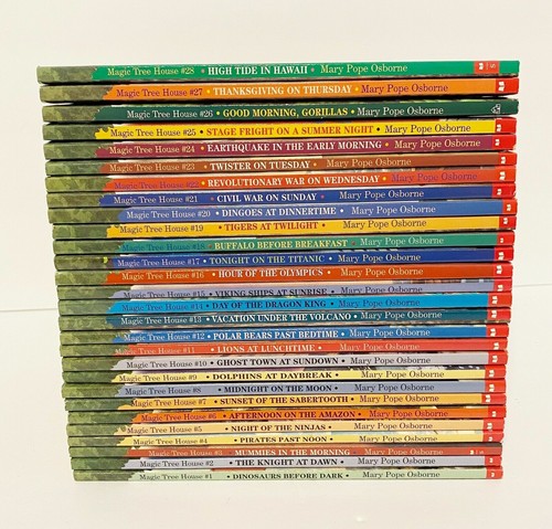 Magic tree house books - tree,