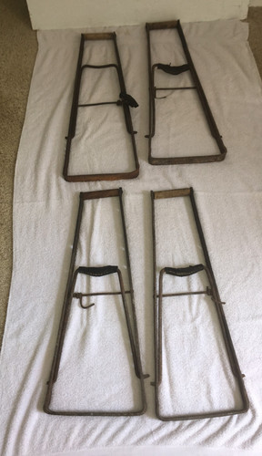 Antique tire saver stands - 4,