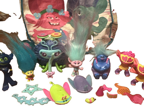 Large troll doll lot - large,