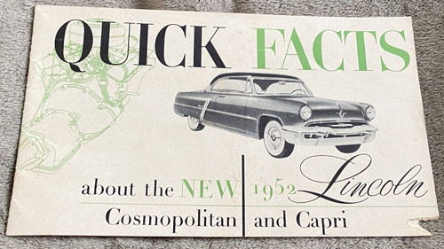 Lincoln 1952 quick - ~,