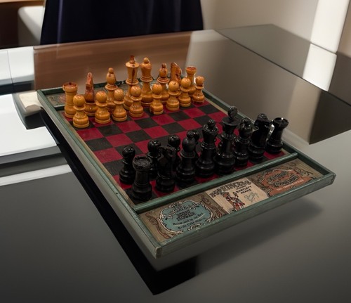 Vintage chess set - vintage, huge
