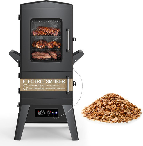 Large vertical electric - vertical, smoker