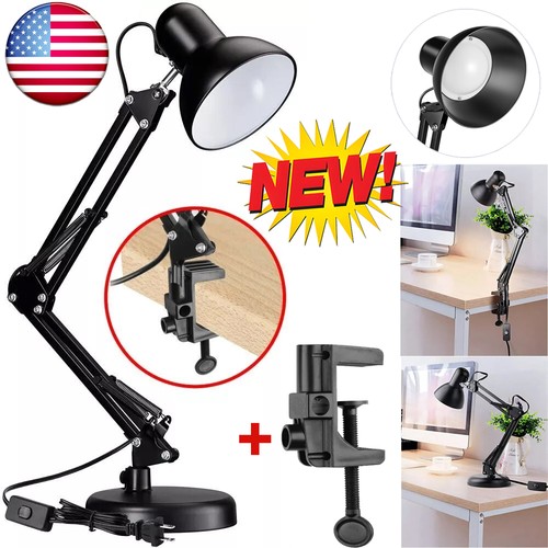 Led desk lamp adjustable swing - lamp,