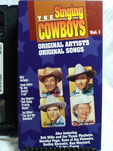 The singing cowboys vol vhs - cowboys,