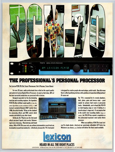 1992 lexicon pcm digital - pcm, 70