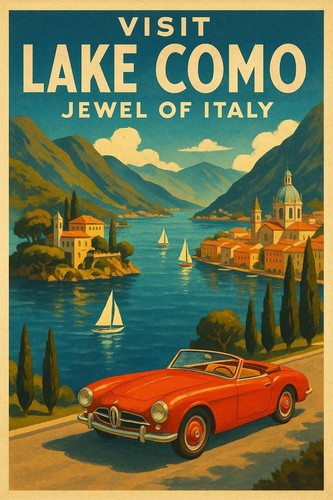 Visiri lake como jewel - como, of