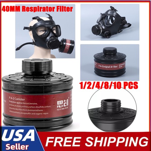Full face gas mask - face,