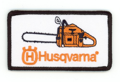 Husqvarna patch iron sew on - patch, iron-on