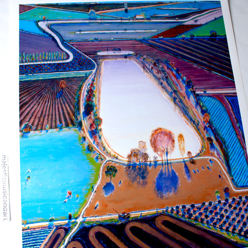 Wayne thiebaud landscape - wayne,