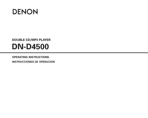 Denon d4500 player - denon,