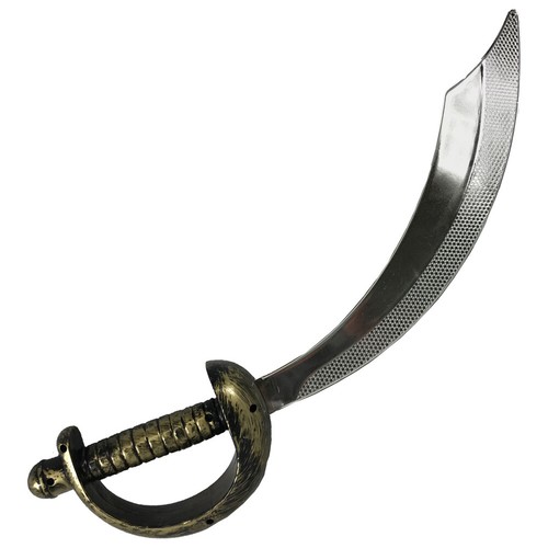 Plastic pirate cutlass - pirate, sword