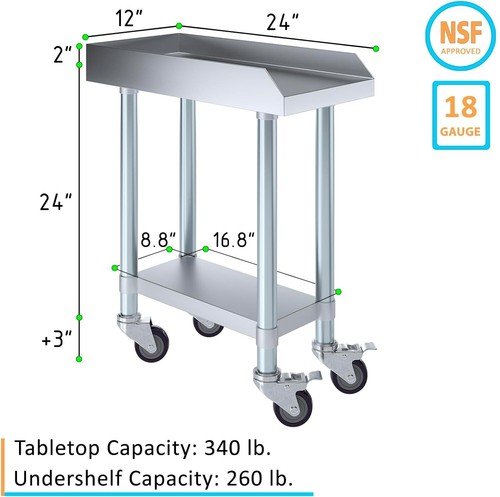 Stainless steel table - stainless,