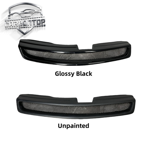 Carbon fiber front mesh grille - carbon,