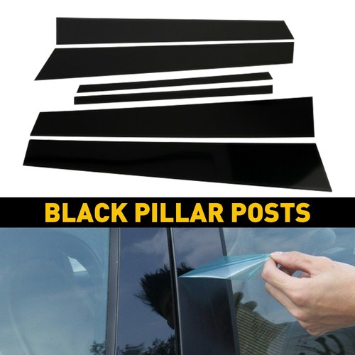 6pcs black pillar post - black, for