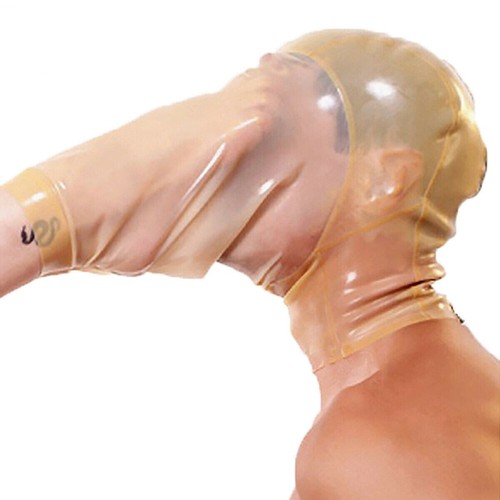 Transparent latex hood - latex,