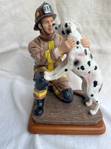 Firefighter figurines red - firefighter,