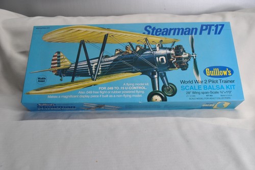 Guillow stearman 17 wwii - stearman, pt-17