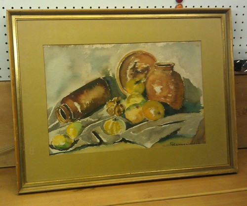 Artist signed water color - artist,