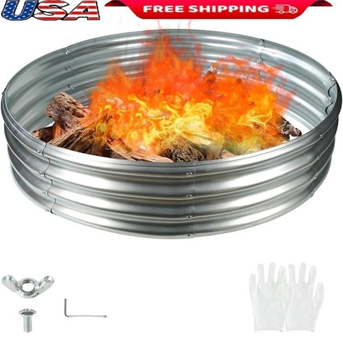 Galvanized steel fire - galvanized, pit