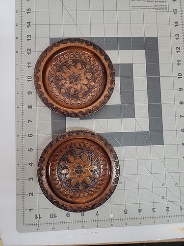 Pair wooden plate 5 - pair,