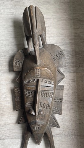 African mask senufo tribe - african,