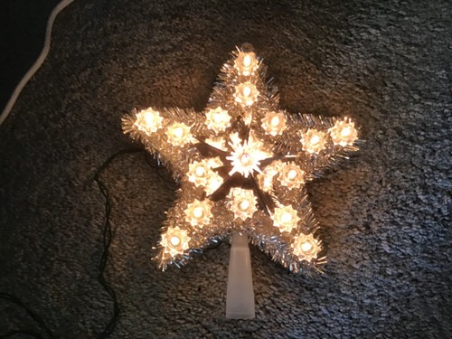 Vintage christmas tree topper - christmas,
