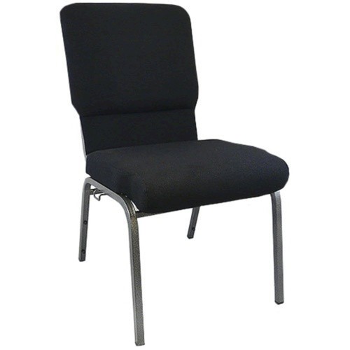 Black church chairs - church,