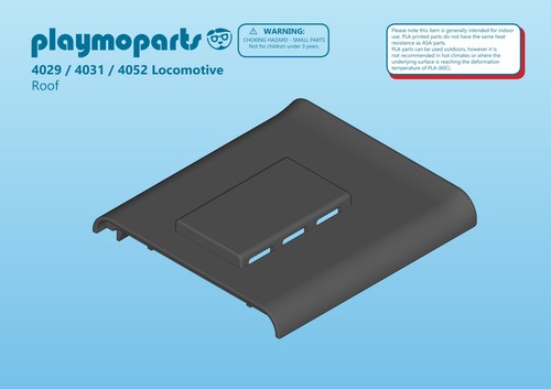 Playmobil train roof fits - playmobil,