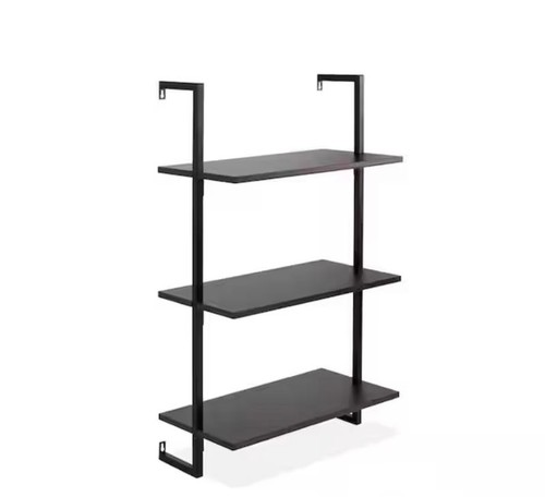 Classic shelf wood ladder - 3-shelf,
