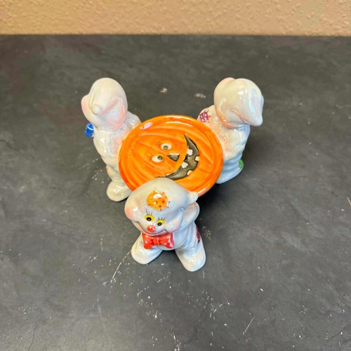 Ceramic clown trio candy - candy, dish