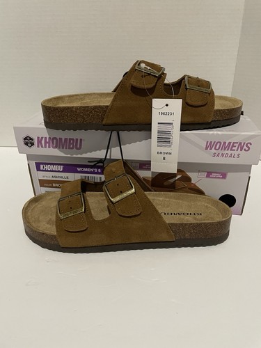 Khombu ashville brown sandals - khombu,