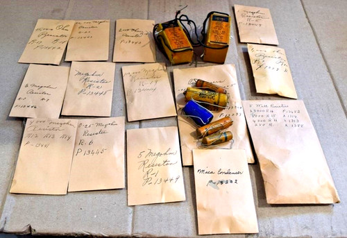 Vintage lot capacitors - vintage,