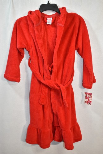 Robe hooded red size - robe,