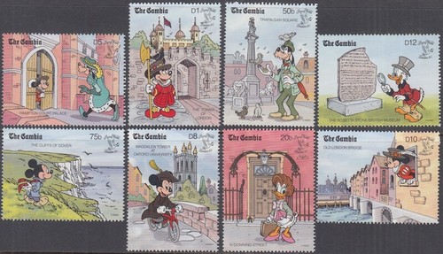Gambia 1004 disney stamps - 1004-11,