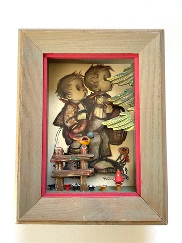 Vintage hummel shadow box - hummel,