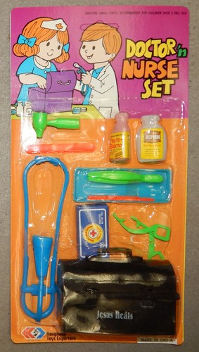 Vintage toy doctor nurse - toy,