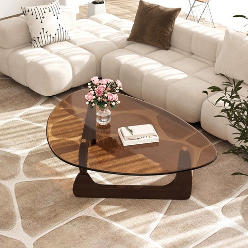 Modern triangular coffee table - triangular,