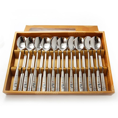 Set korean spoon chopsticks - 10,