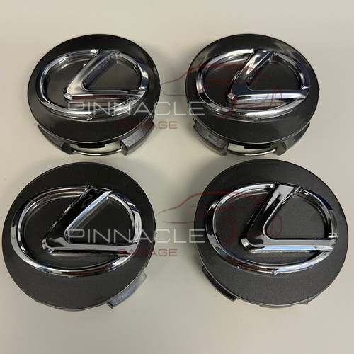 4pcs lexus dark grey chrome - 4pcs, &