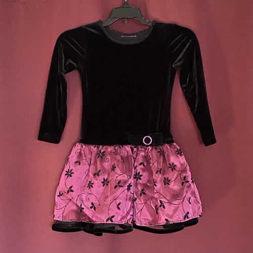Girls winter dresses red - (2),
