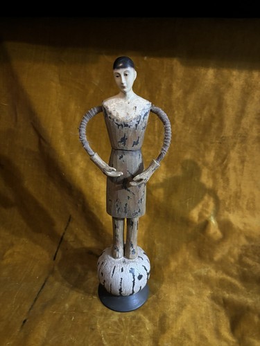 Antique wooden santos - antique,